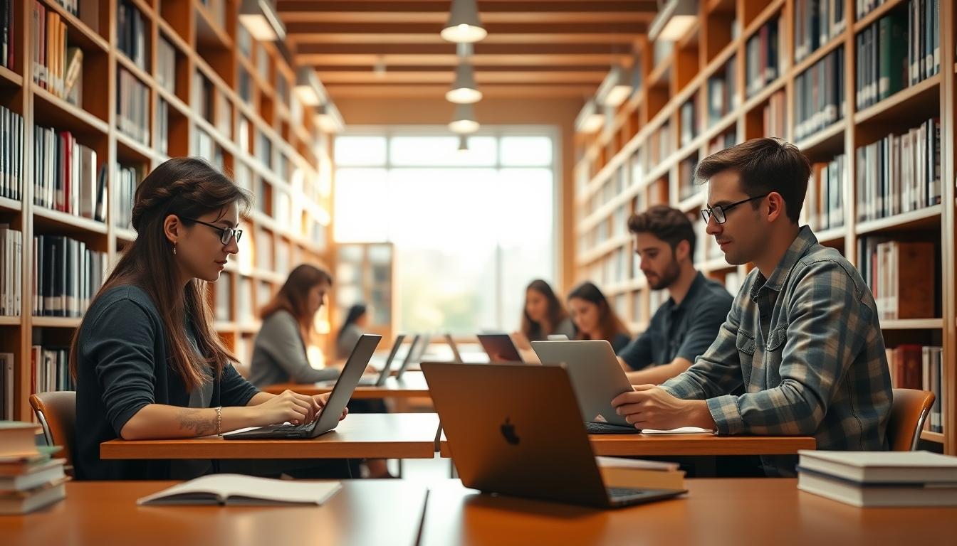 Student using a study guide to organize academic notes